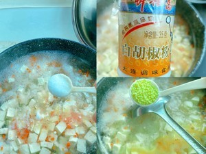 荠菜豆腐羹做法