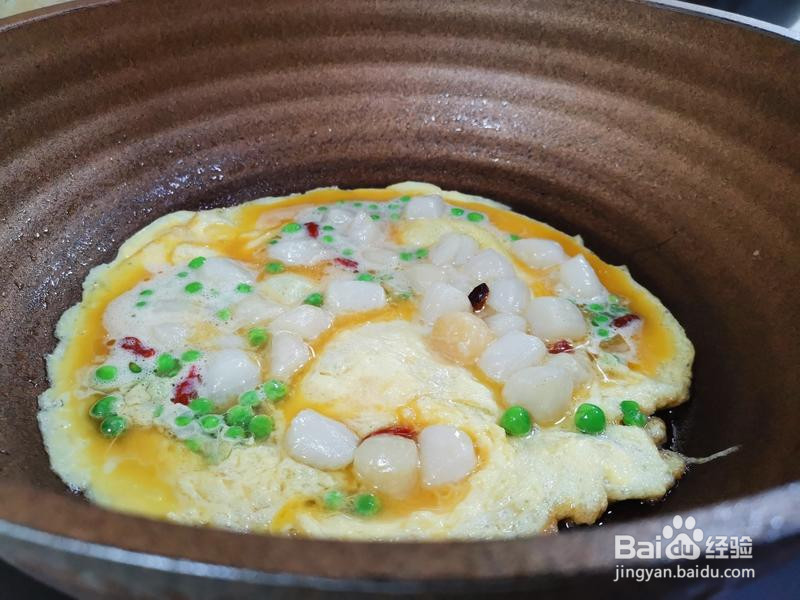 蓬蓬的鲜贝跑蛋的做法