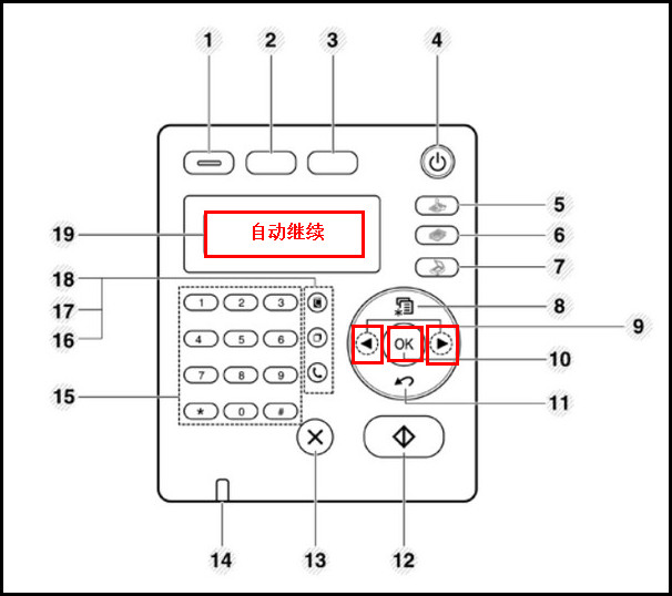 SCX-4821HN如何设置自动继续?
