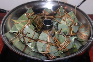 紫薯水晶粽的做法