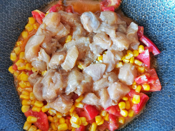 茄汁玉米鸡胸肉