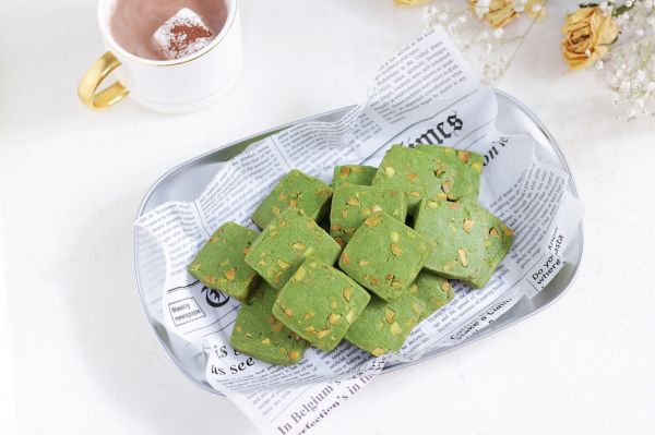 抹茶开心果饼干