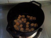 自制鱼香豆腐泡