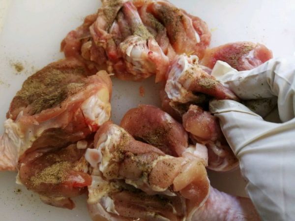 柠檬蒜香烤鸡腿