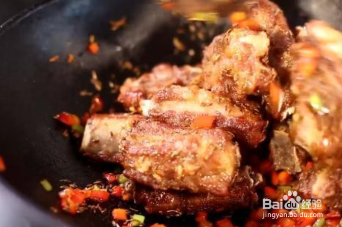 孜然排骨的做法