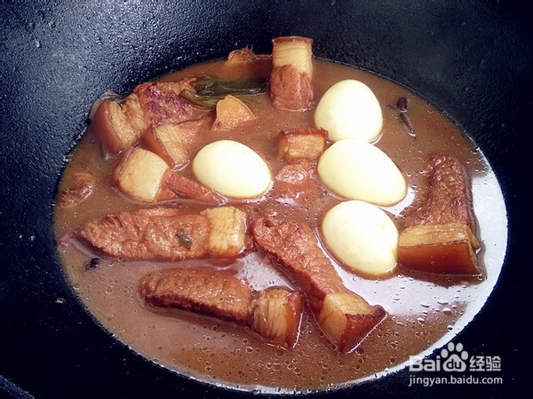 红烧肉薰蛋的做法