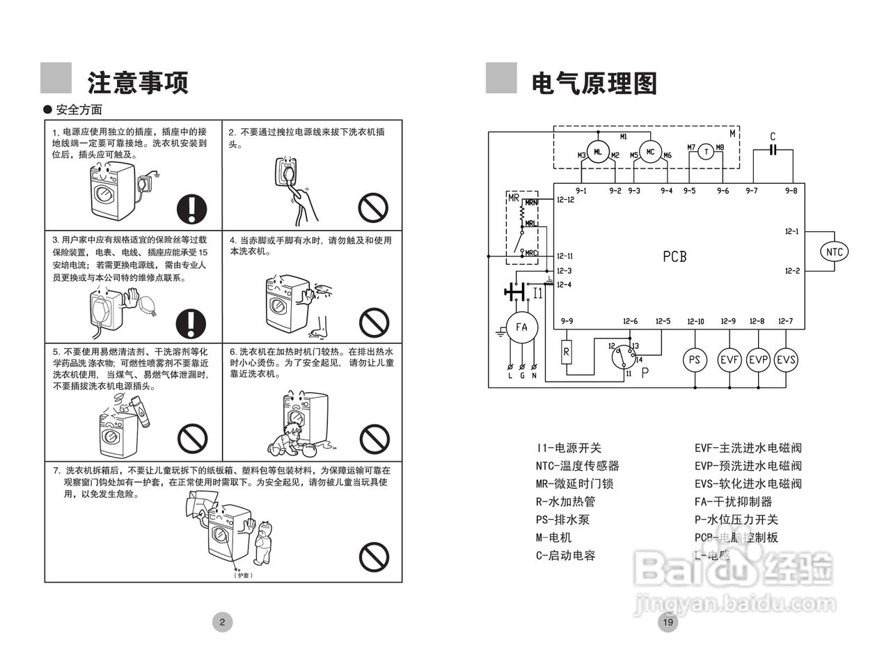 海尔XQG52-D708洗衣机使用说明书