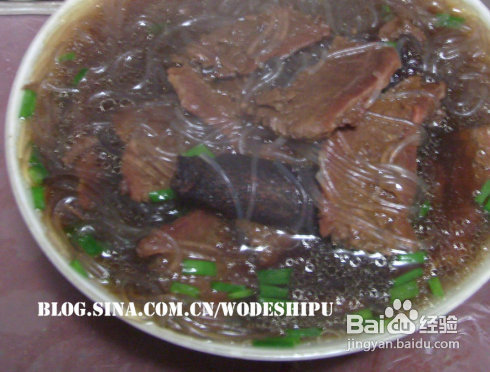 我的最爱——牛肉粉丝汤