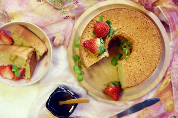 蜂蜜酸奶戚风蛋糕