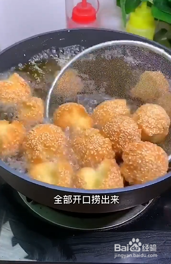 如何自制酥脆的开口笑