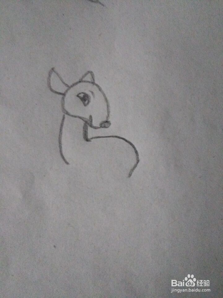 小梅花鹿怎么画