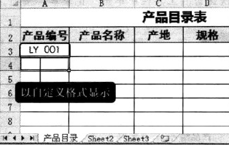 在excel2003中如何自定义数字格式