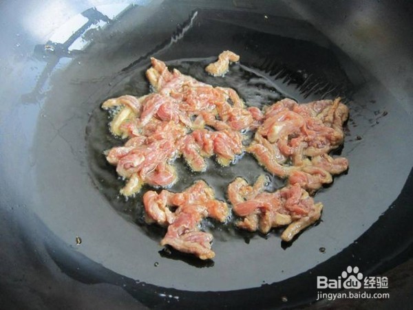 豆芽炒肉丝的做法