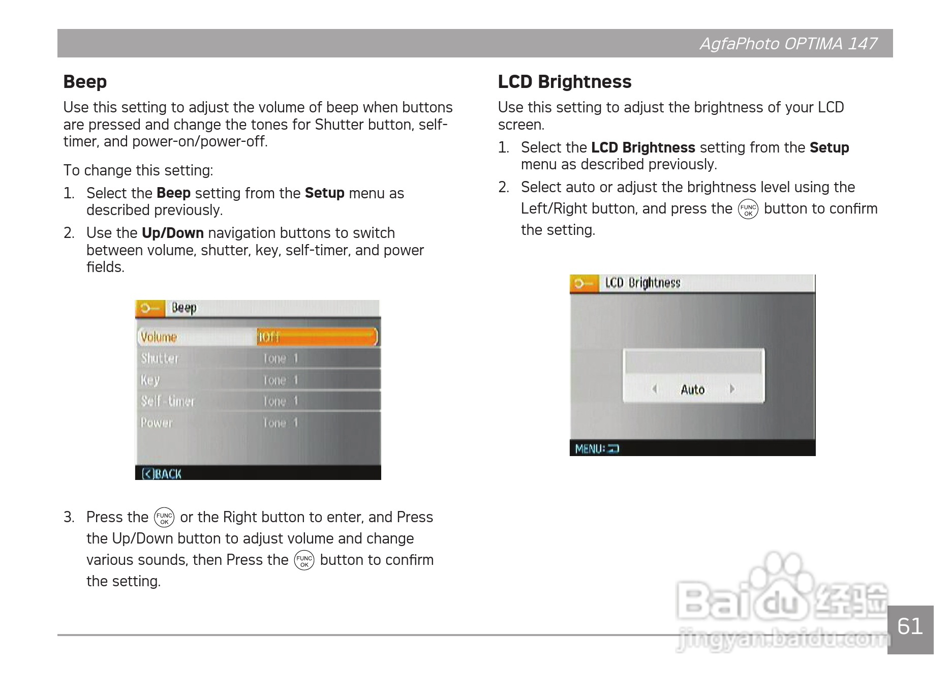 爱克发AgfaPhoto OPTIMA 147数码相机使用说明书:[7]