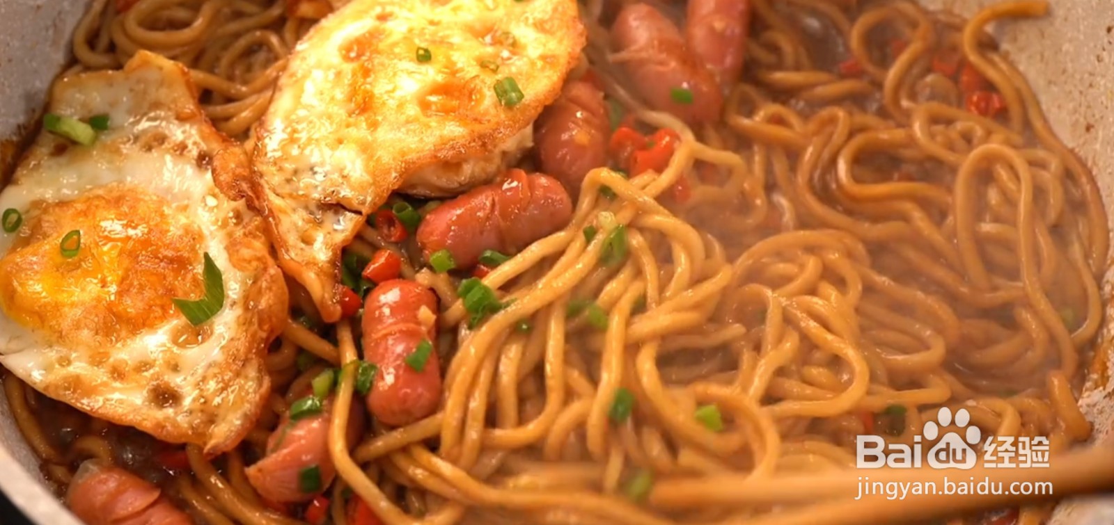 鸡蛋焖面做法