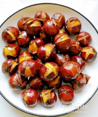 超快手电饭锅烤栗子