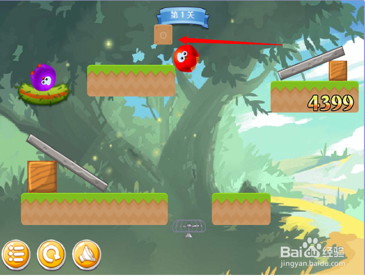 小游戏泡泡鸟历险记2第5关