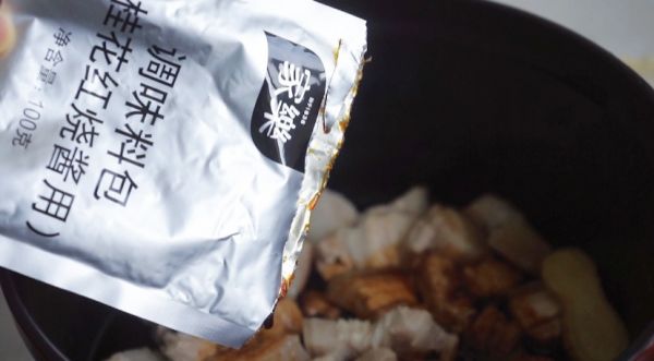 土豆桂花红烧肉