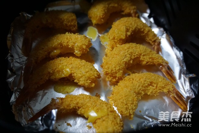 奶酪凤尾虾的做法