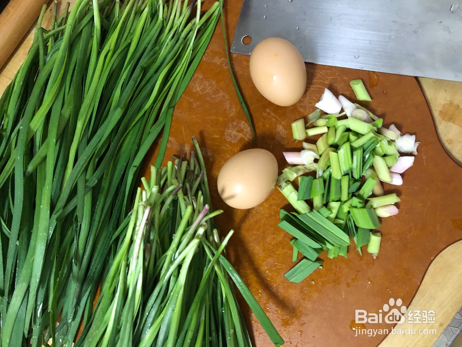 美味的韭菜炒鸡蛋