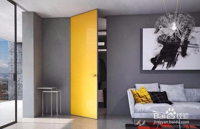 背景墙一侧有门怎么装