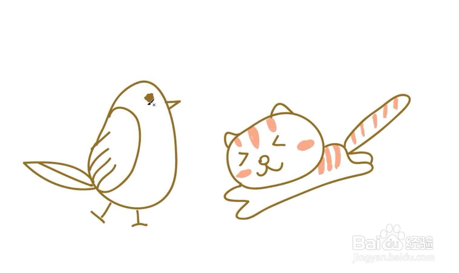 萌翻你的手帐简笔画