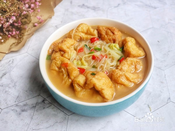 白菜粉丝汤做法