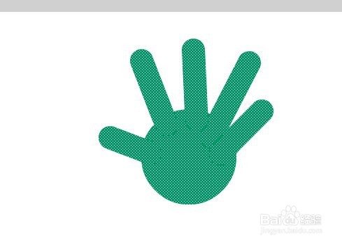 flash简单绘制一只火柴人的手掌