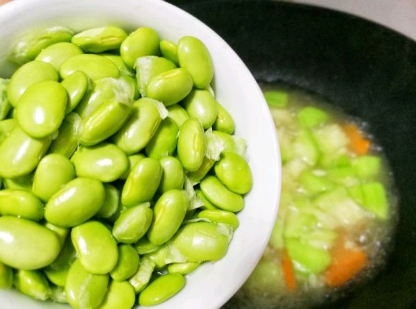 丝瓜毛豆虾米汤