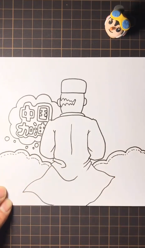 怎么画抗击疫情简笔画