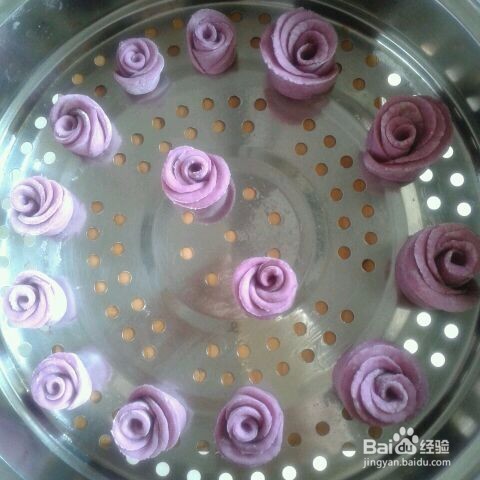 美味花样玫瑰花卷