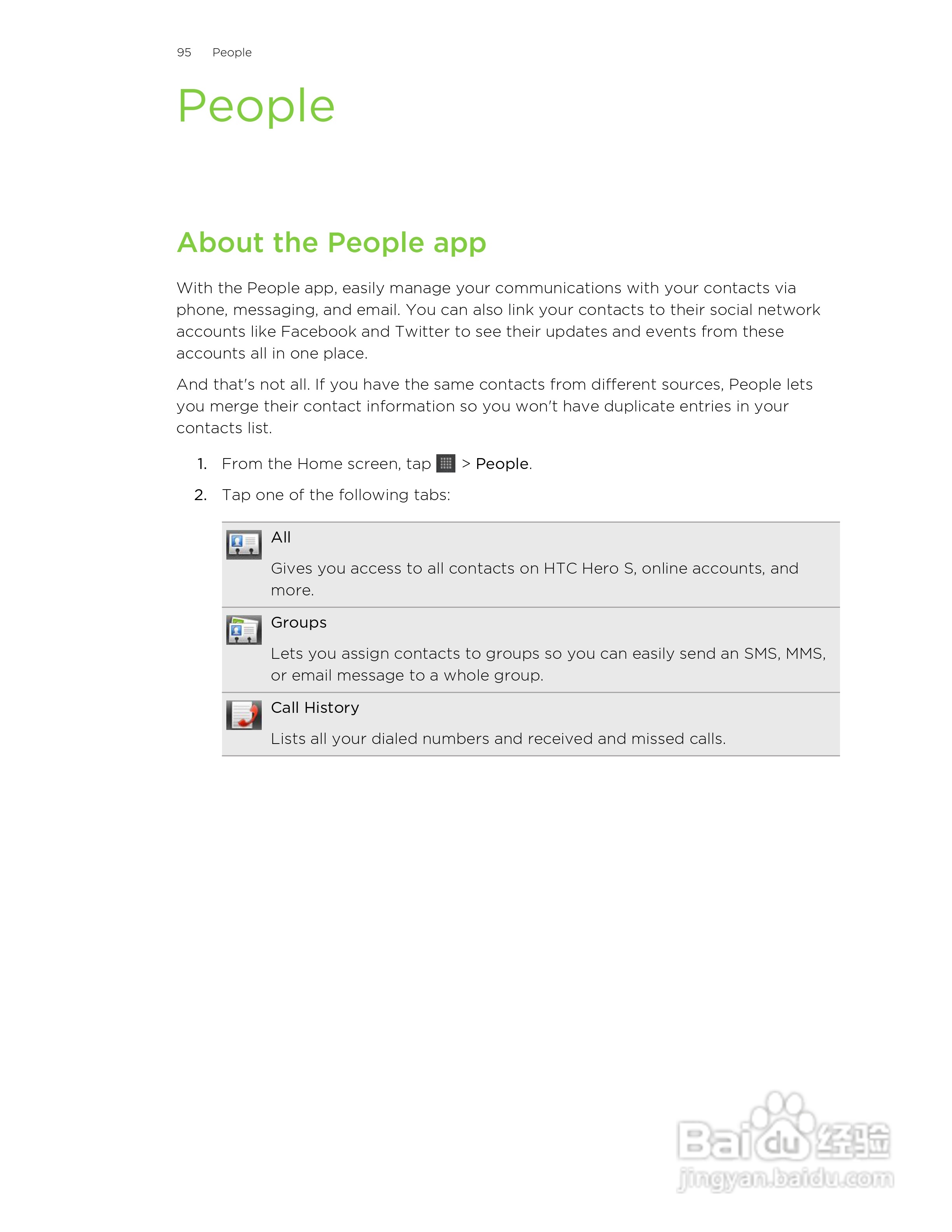 多普达HTC Hero S手机说明书:[10]