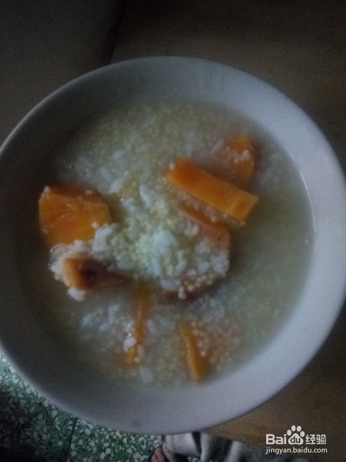 家常小米地瓜粥