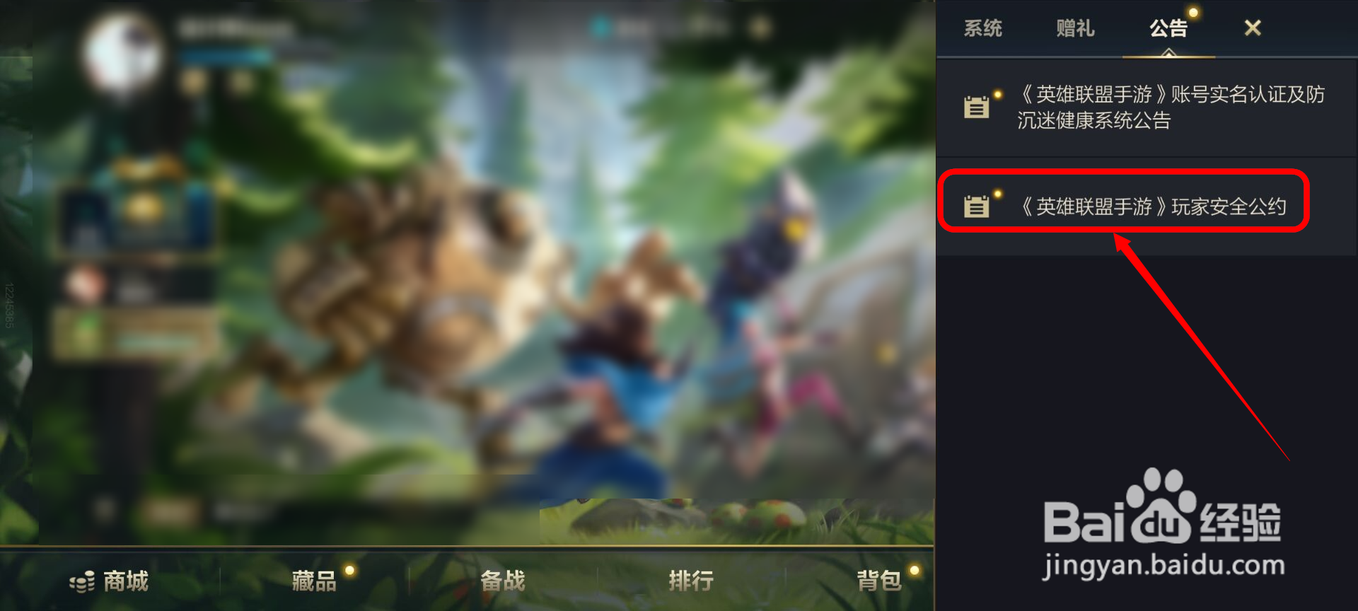 英雄联盟手游玩家公约怎么查看