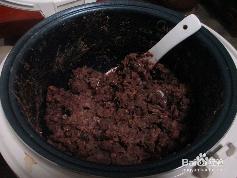 糗豆馅的简易方法