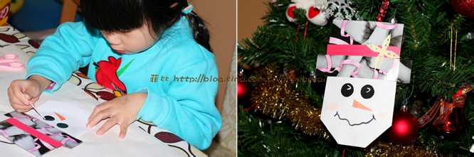 如何做小雪人纸袋