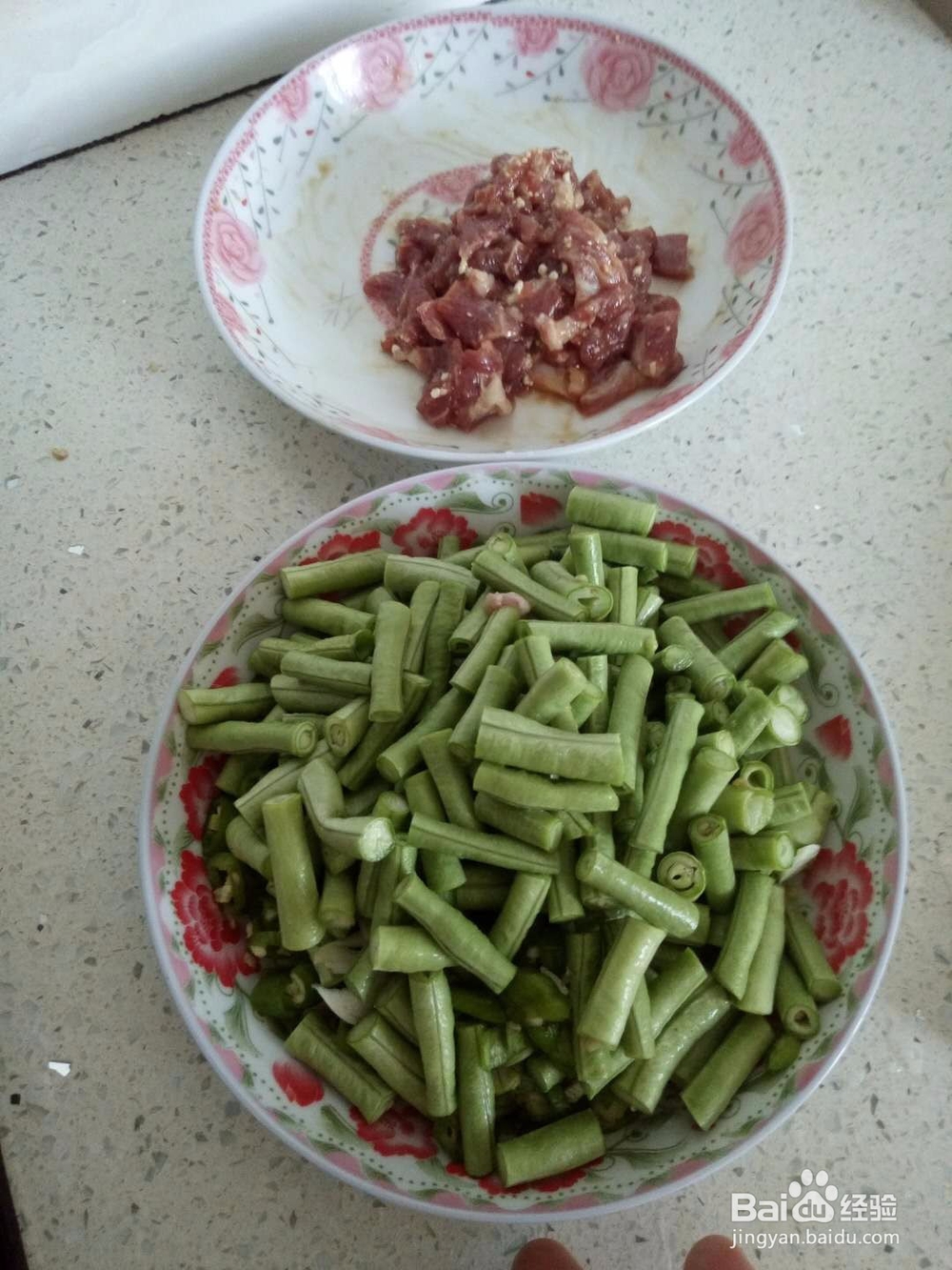 家常小炒豆角咋弄