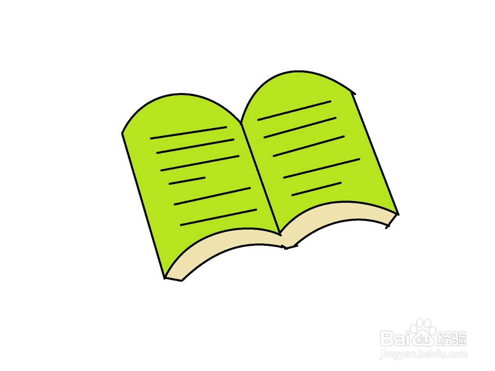 教宝宝怎样画书本