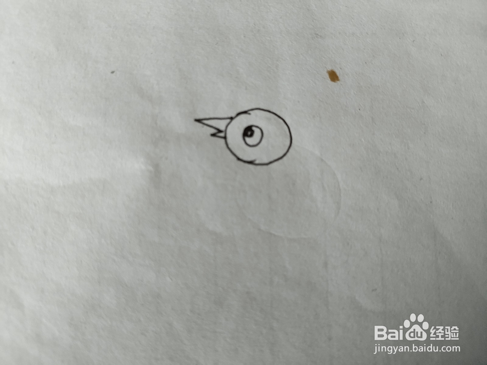 怎么一分钟画飞翔的小鸟简笔画