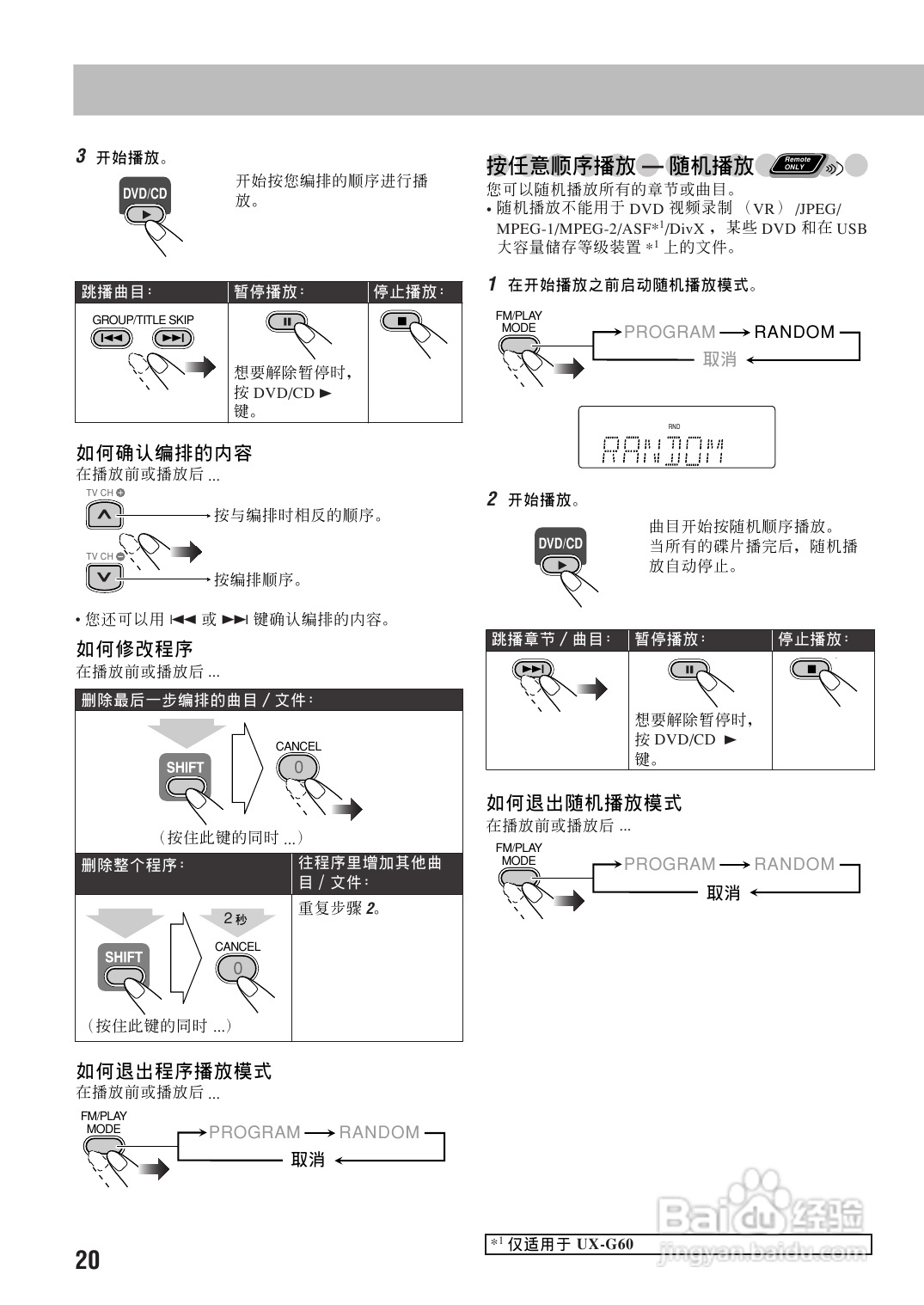 胜利者迷你音响UX-G60-55型使用说明书:[2]