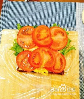 蟹肉早餐三明治