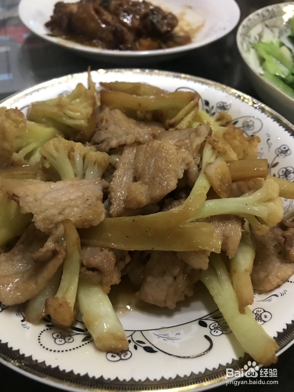 妈妈教我做的干锅菜花