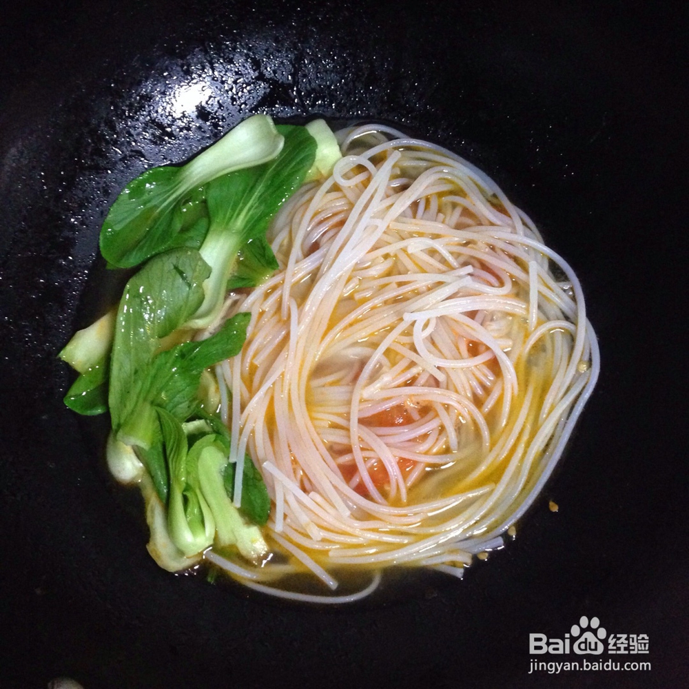 妈妈教我做的西红柿米粉