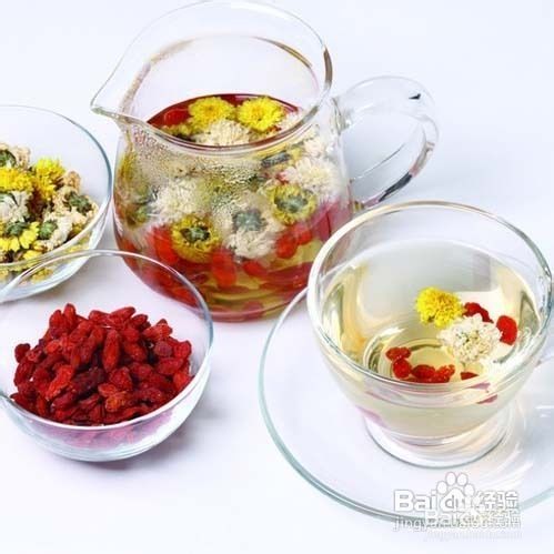 枸杞菊花茶的做法 百度经验 枸杞菊花茶的做法 百度经验