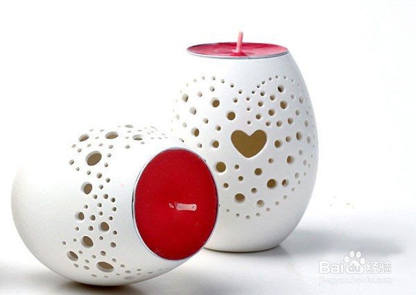 创意手工DIY项目加盟制作的蛋艺烛台教程