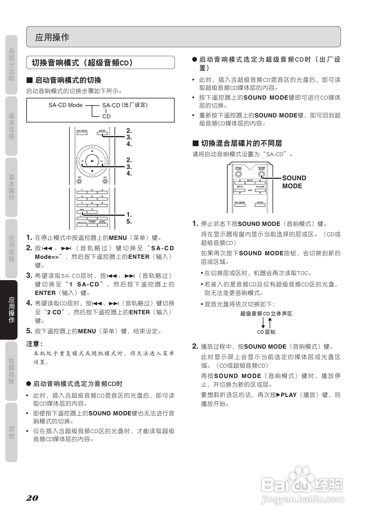马兰士SA-15S2 CD播放机使用说明书:[2]