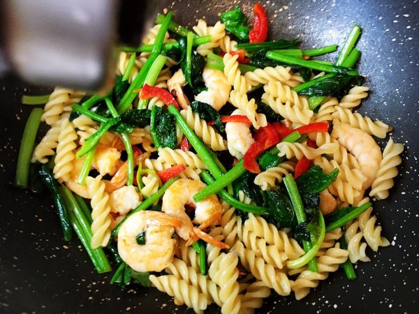 芝麻风味螺旋意面