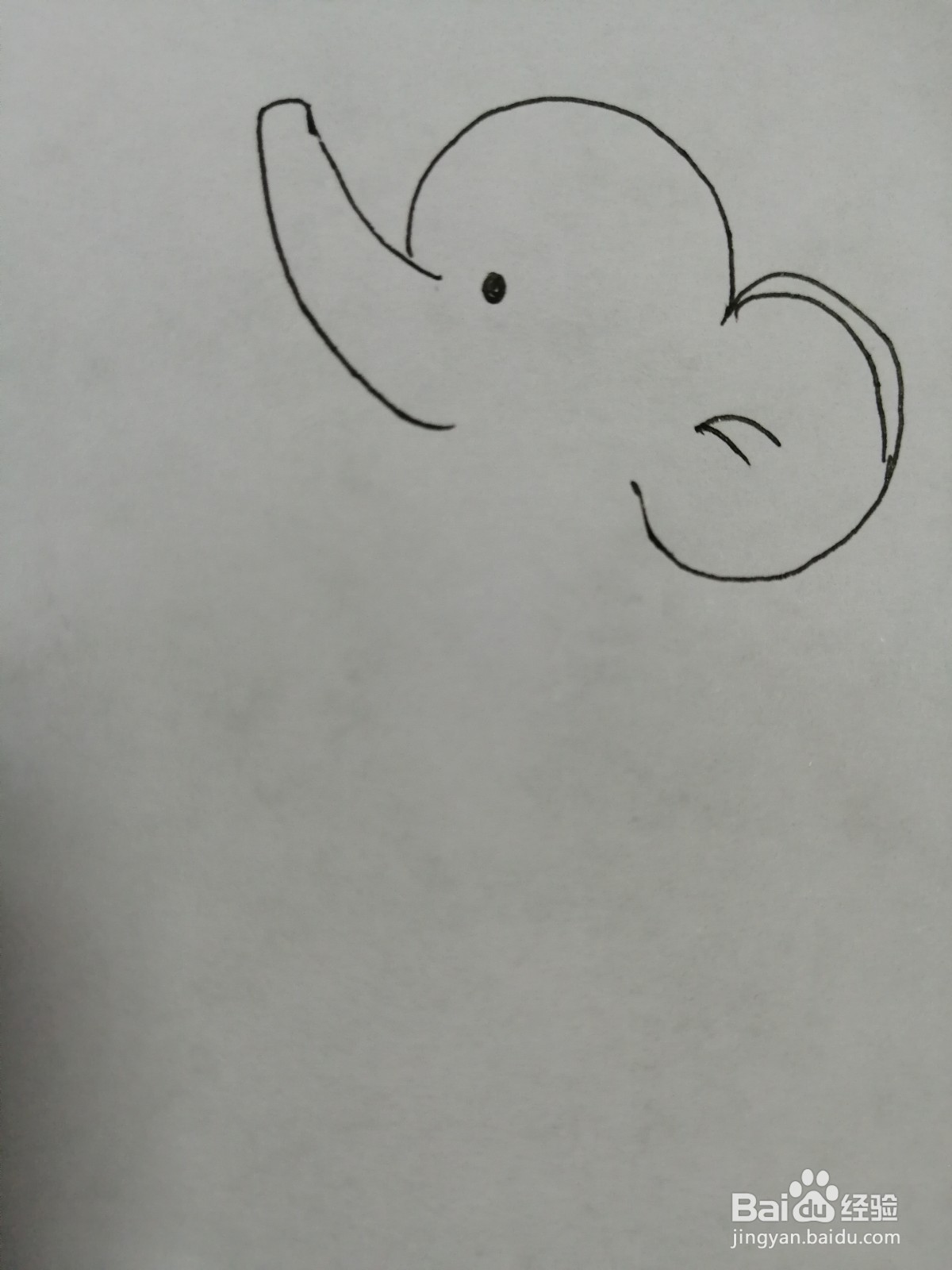 简笔画大象怎么画