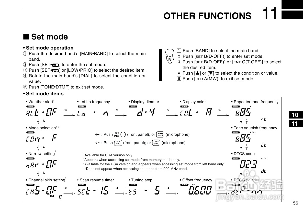 爱可幕ICOM-2720H车载电台使用手册:[4]