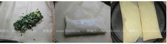 美味的煎饼韭菜盒子